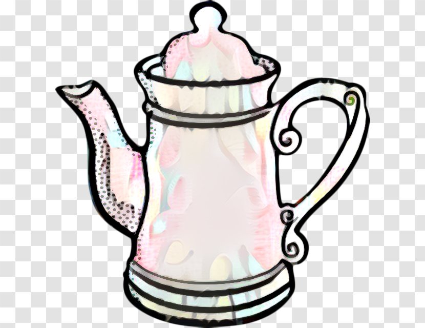 Coffee Pot Kettle - Lid Serveware Transparent PNG