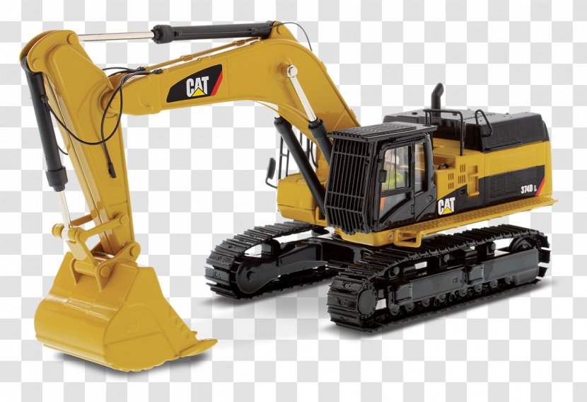 Caterpillar Inc. Excavator Hydraulics Die-cast Toy Grader - Grab Transparent PNG
