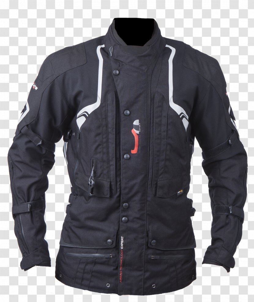 Jackets & Vests Motorcycle Air Bag Vest Clothing - Leather Jacket Transparent PNG