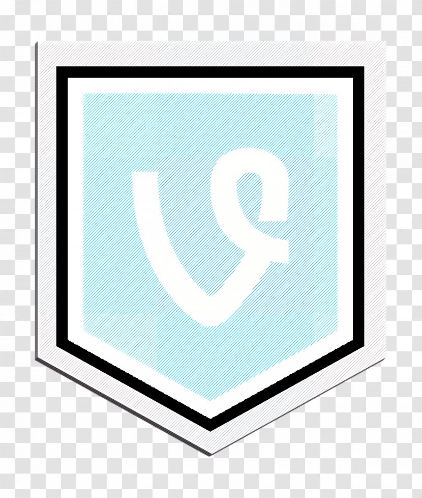 Logo Icon Media Social - Text - Electric Blue Transparent PNG