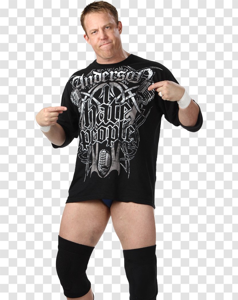 Ken Anderson T-shirt Impact World Championship Impact! Professional Wrestler - Kurt Angle Transparent PNG