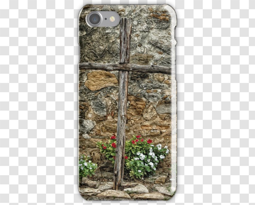 Stone Wall - Trunk - Wooden Cross Transparent PNG