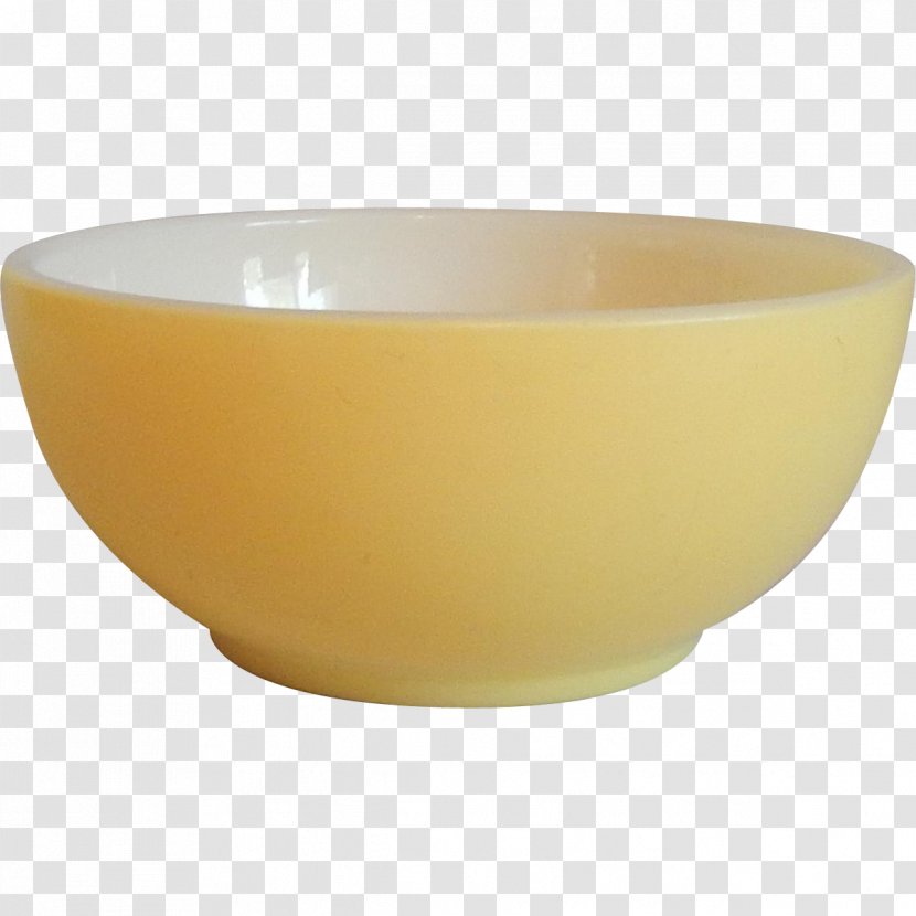 Bowl Tableware Fire-King Yellow Ceramic - Cereal Transparent PNG
