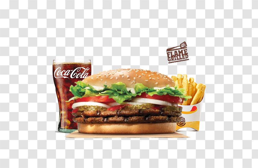 Whopper Hamburger Take-out Burger King Fast Food - Restaurant - Beef Transparent PNG