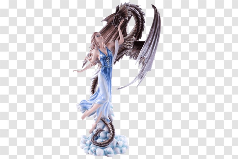 Figurine Statue Sculpture Dragon Fantasy - Celestial Being Transparent PNG