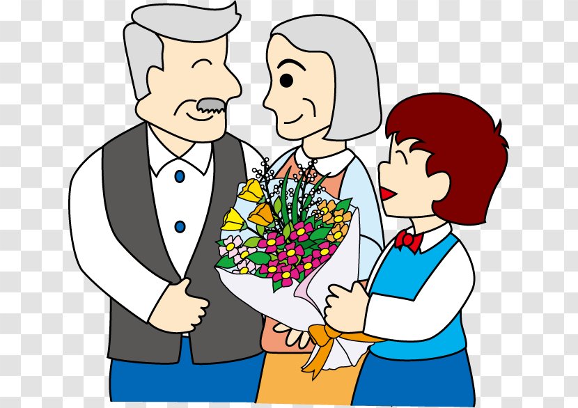 Respect For The Aged Day Family Grandparent Clip Art - Heart Transparent PNG