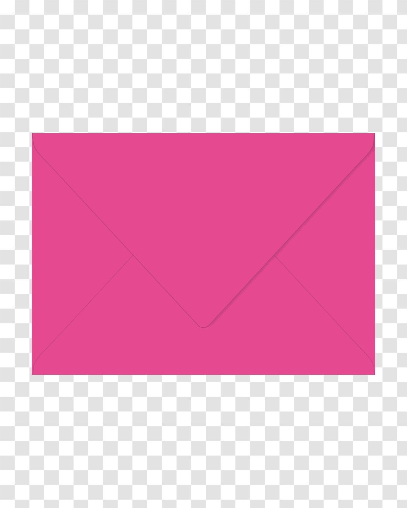 Pink M Rectangle Triangle - Envlope Transparent PNG