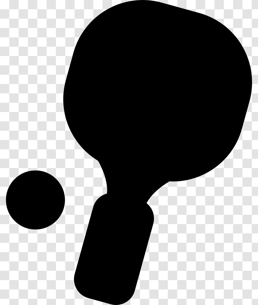 Ping Pong Paddles & Sets Racket Sport Silhouette - Audio Transparent PNG