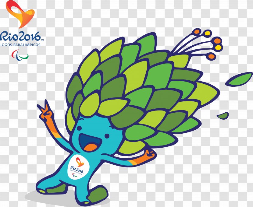 2016 Summer Olympics 2020 Paralympics Rio De Janeiro 2018 Winter - Plant - Brazil Olympic Games Mascot Vector Transparent PNG