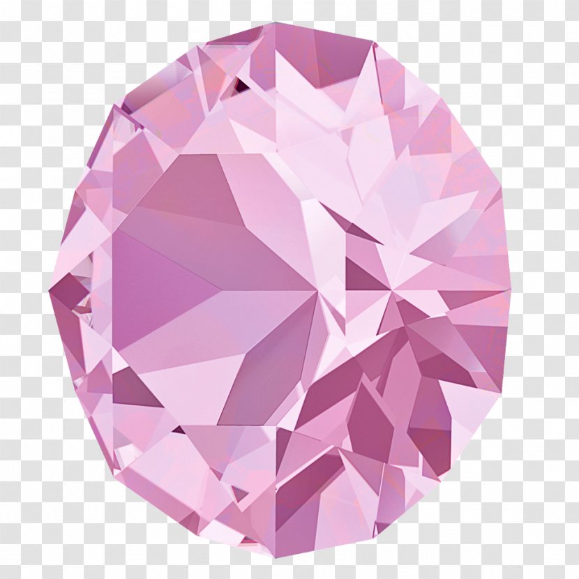 Imitation Gemstones & Rhinestones Crystal Swarovski AG Slipper - Lilac - Amethyst Transparent PNG