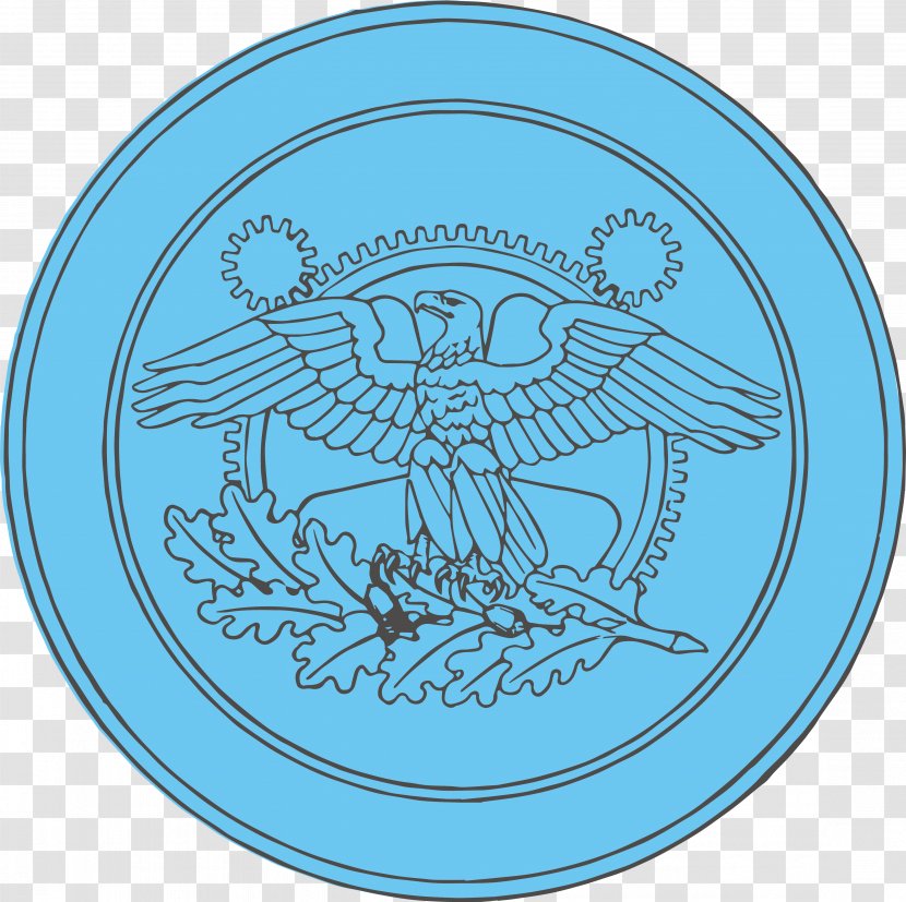 Logo Eagle Clip Art - Symbol - Blue Transparent PNG