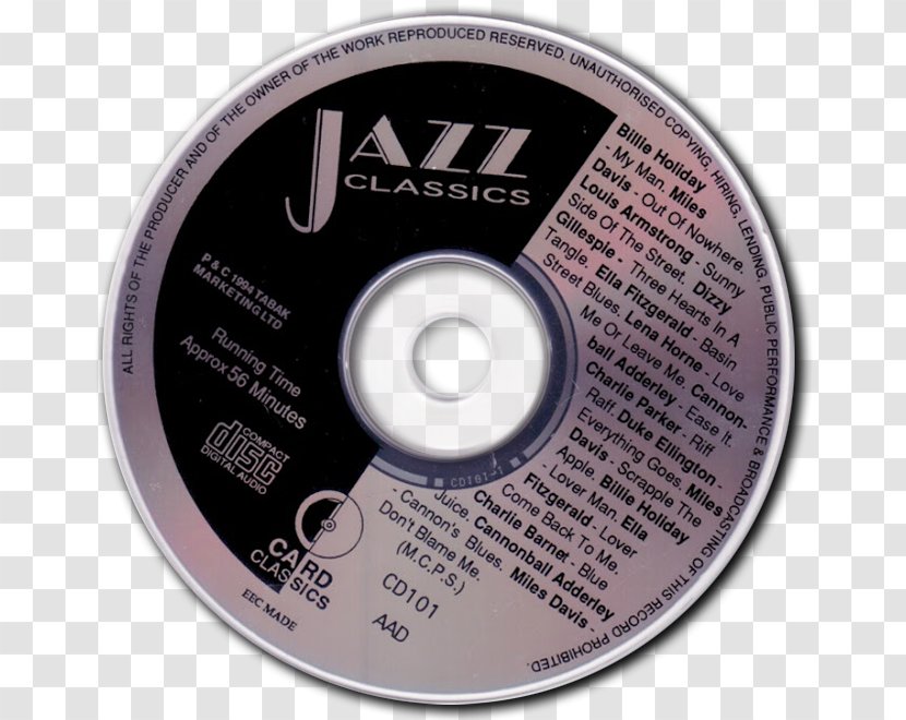 Compact Disc - Label - Jazz Night Transparent PNG