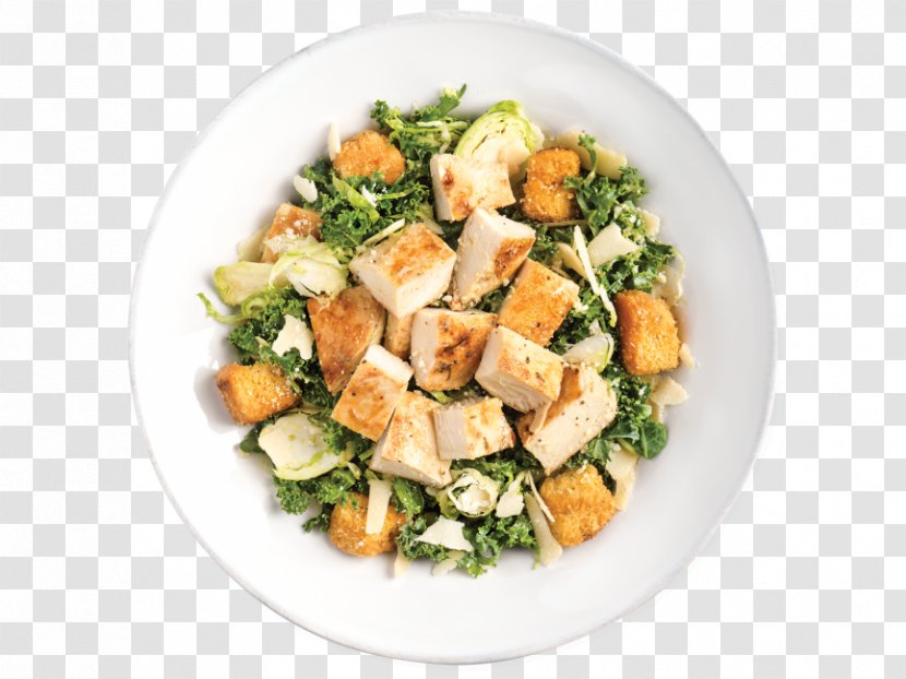 Caesar Salad Chicken Vegetarian Cuisine Bacon - Dish Transparent PNG