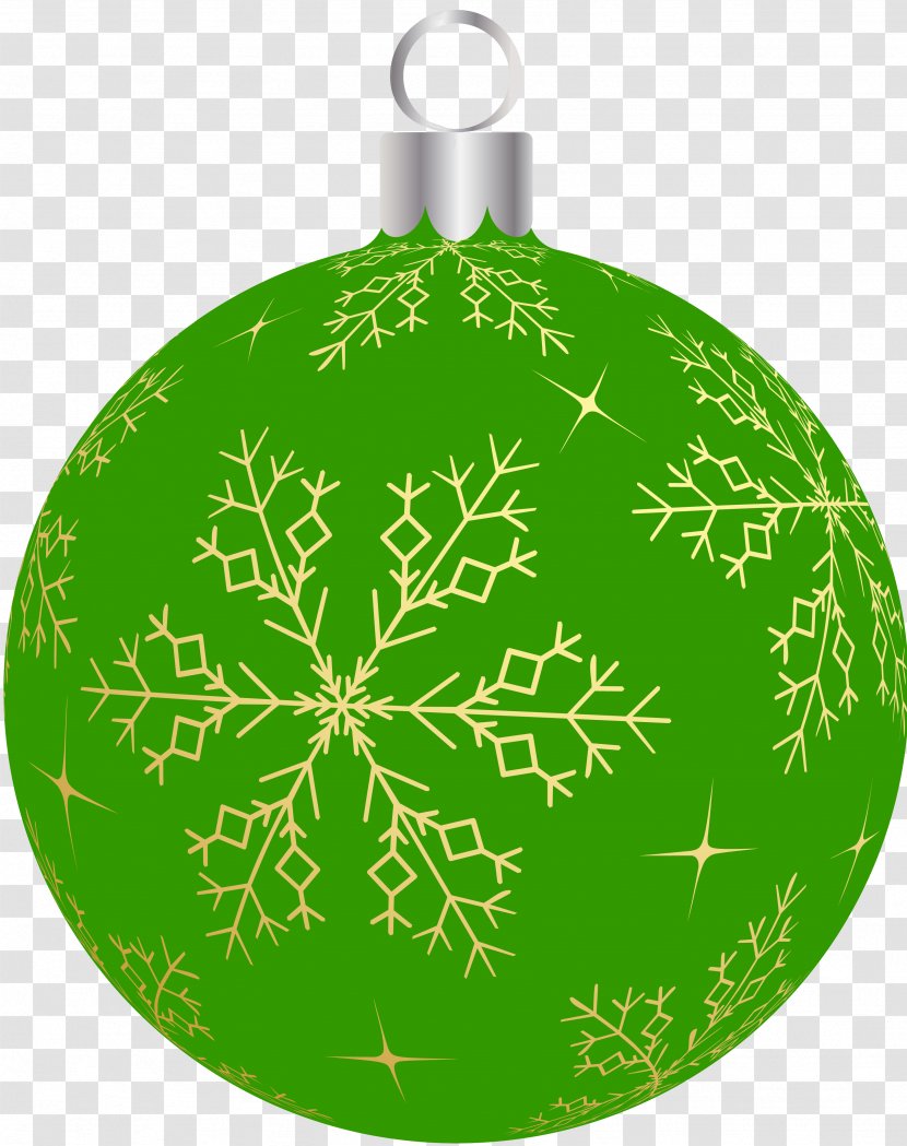 Christmas Ornament Santa Claus Day Tree Decoration - Green Transparent PNG