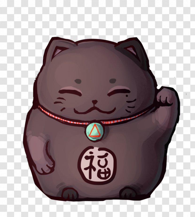 Cat Purple Animal - Like Mammal - Maneki Neko Transparent PNG