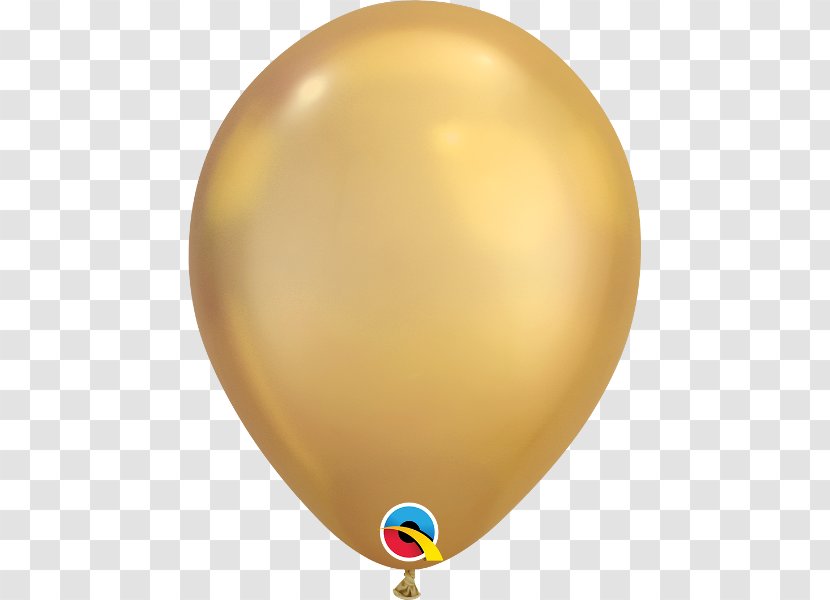 Balloon Party Gold Metallic Color Birthday - Frame - Ceiling Streamers Transparent PNG