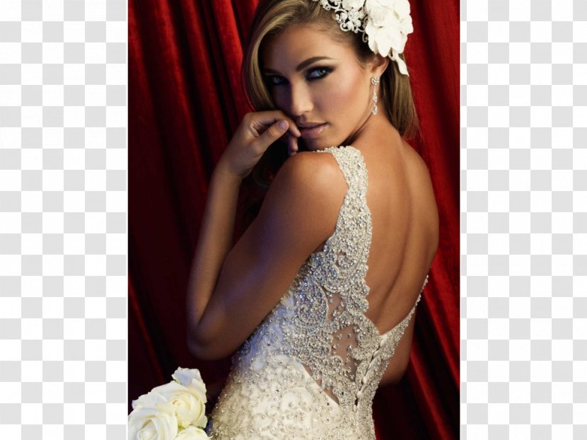 Wedding Dress Gown Décolletage - Silhouette Transparent PNG