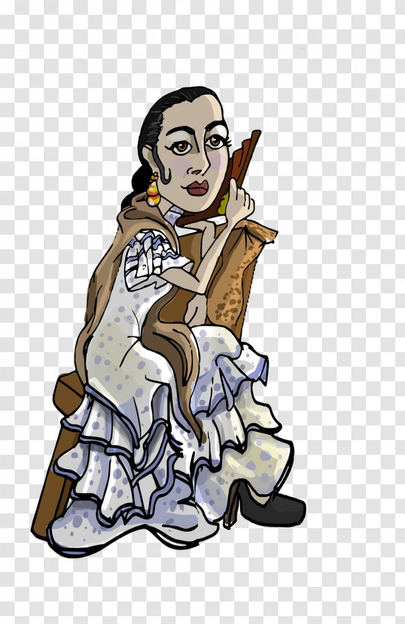 El Sur De Romero Flamenco Illustration Comics Cartoon - Sofia Castro Con Su Madre Transparent PNG
