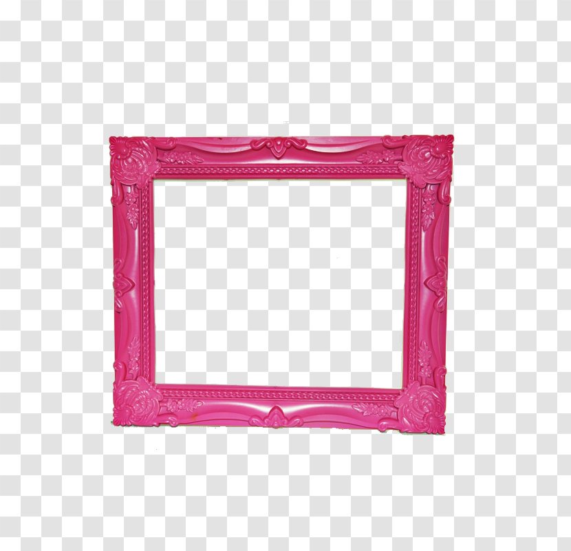 Picture Frames Pink M Rectangle RTV - Frame - Box Transparent PNG
