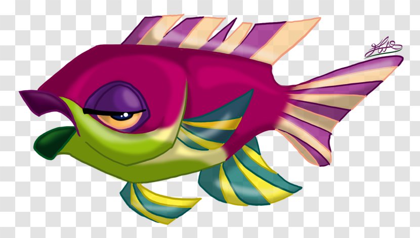 Fish Illustration Drawing Caricature Model Sheet - Animation Transparent PNG