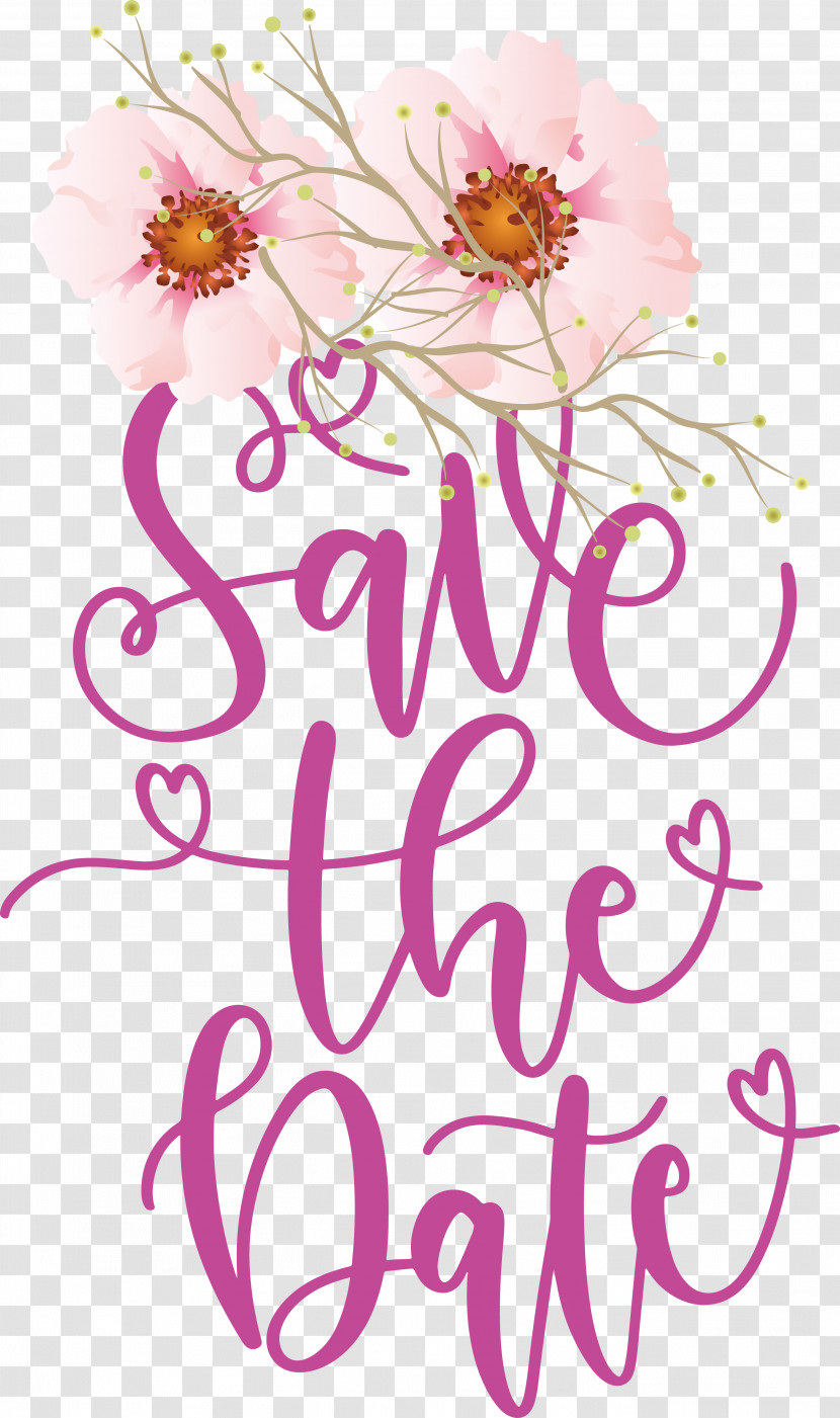 Save The Date Transparent PNG