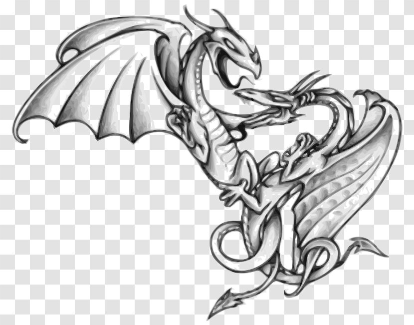 Tattoo Artist Dragon Sleeve Black-and-gray Transparent PNG