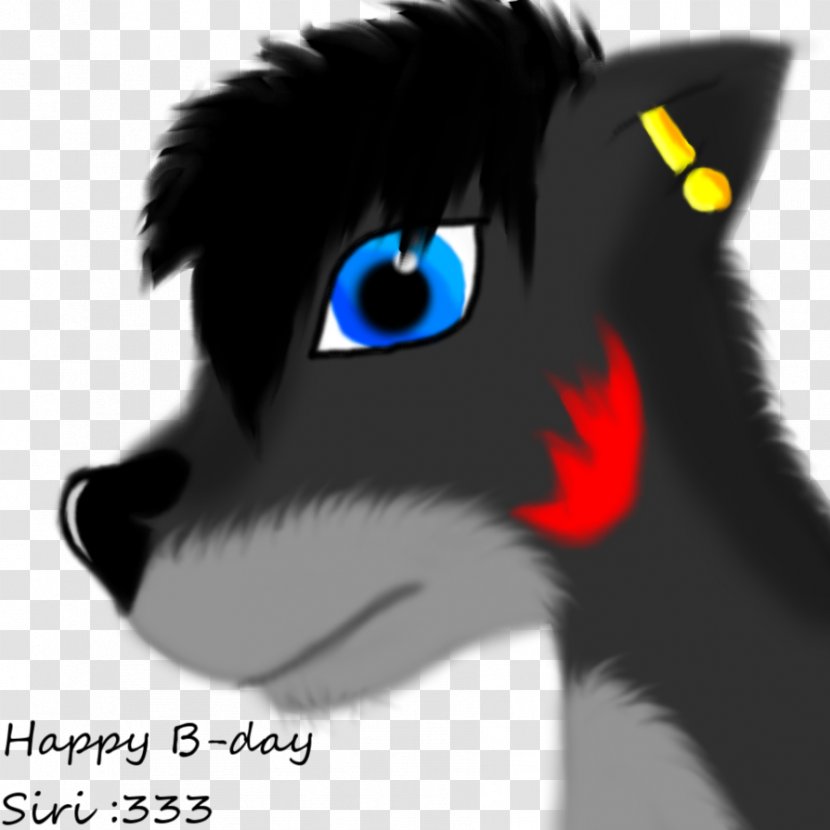 Whiskers Dog Cat Snout Fur - Fictional Character - Happy B Day Transparent PNG
