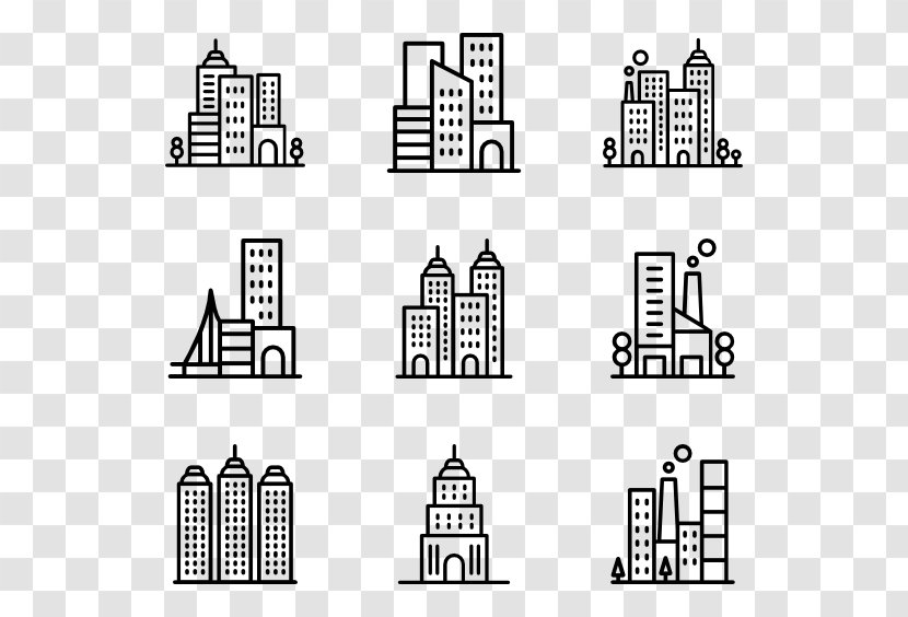 Drawing - Stock Photography - Cityscape Transparent PNG