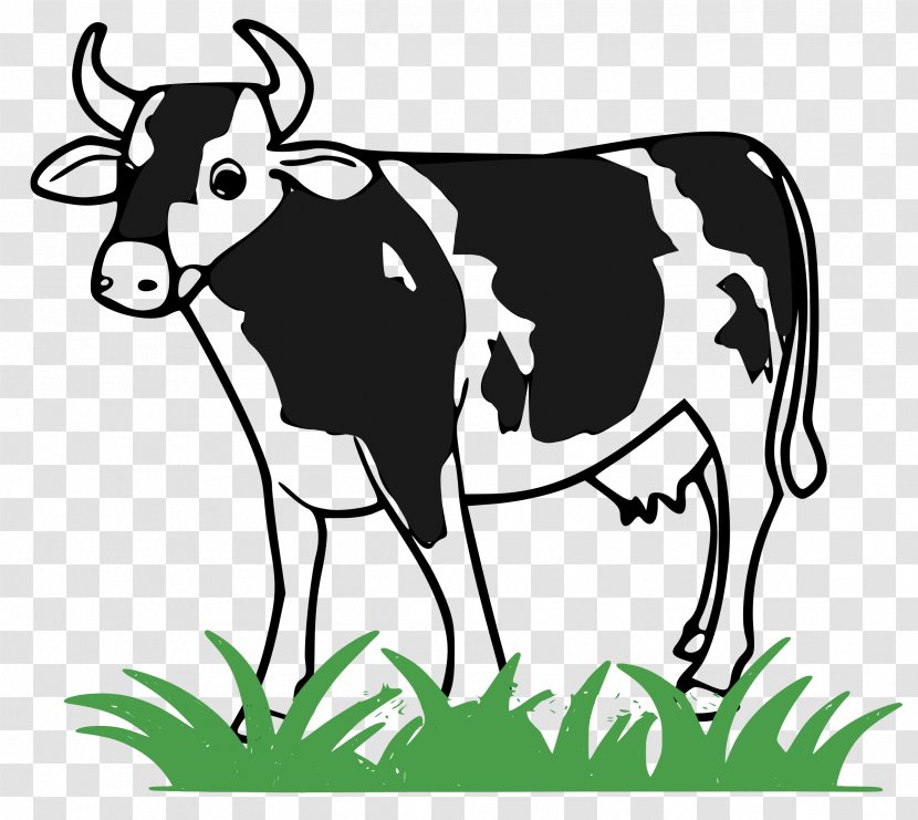 Holstein Friesian Cattle Milk Dairy Livestock Clip Art - Cow Transparent PNG