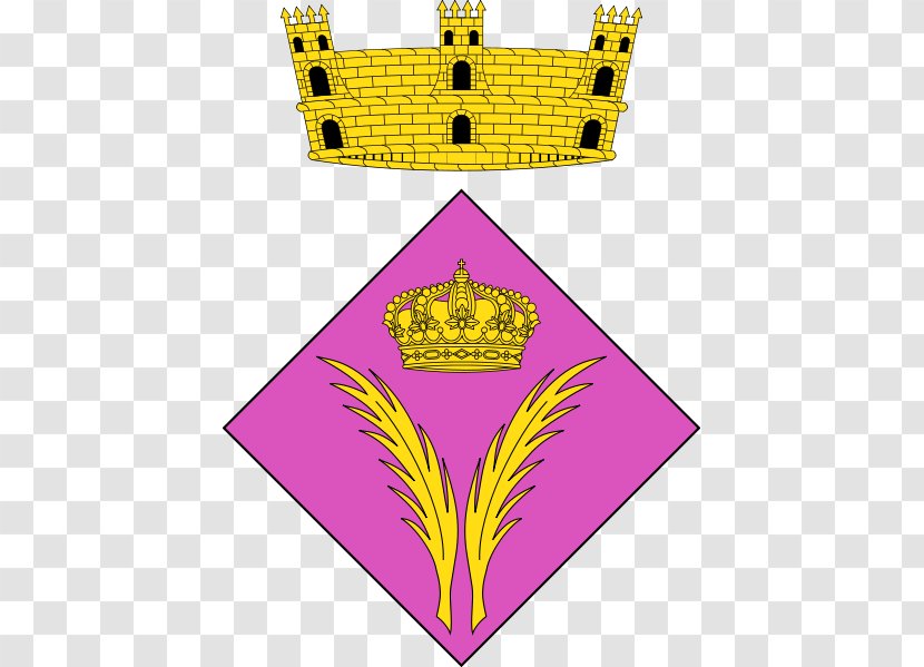 Sils Coat Of Arms Province Lleida Escutcheon Heraldry - Frame - Flower Transparent PNG