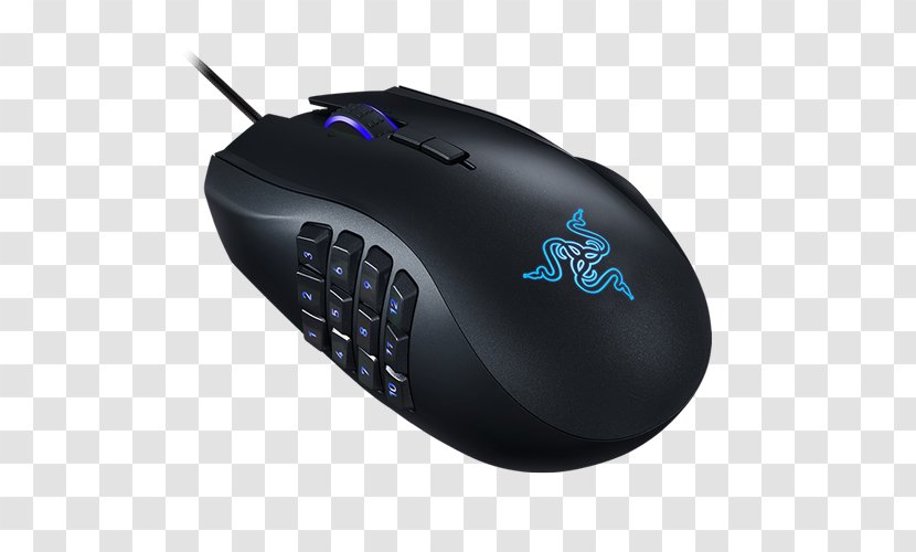 Computer Mouse Razer Naga Chroma Video Game Color - Inc Transparent PNG