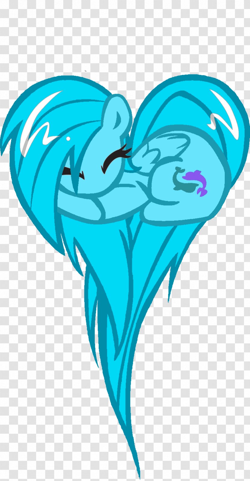 My Little Pony Applejack Rainbow Dash Heart - Cartoon Transparent PNG