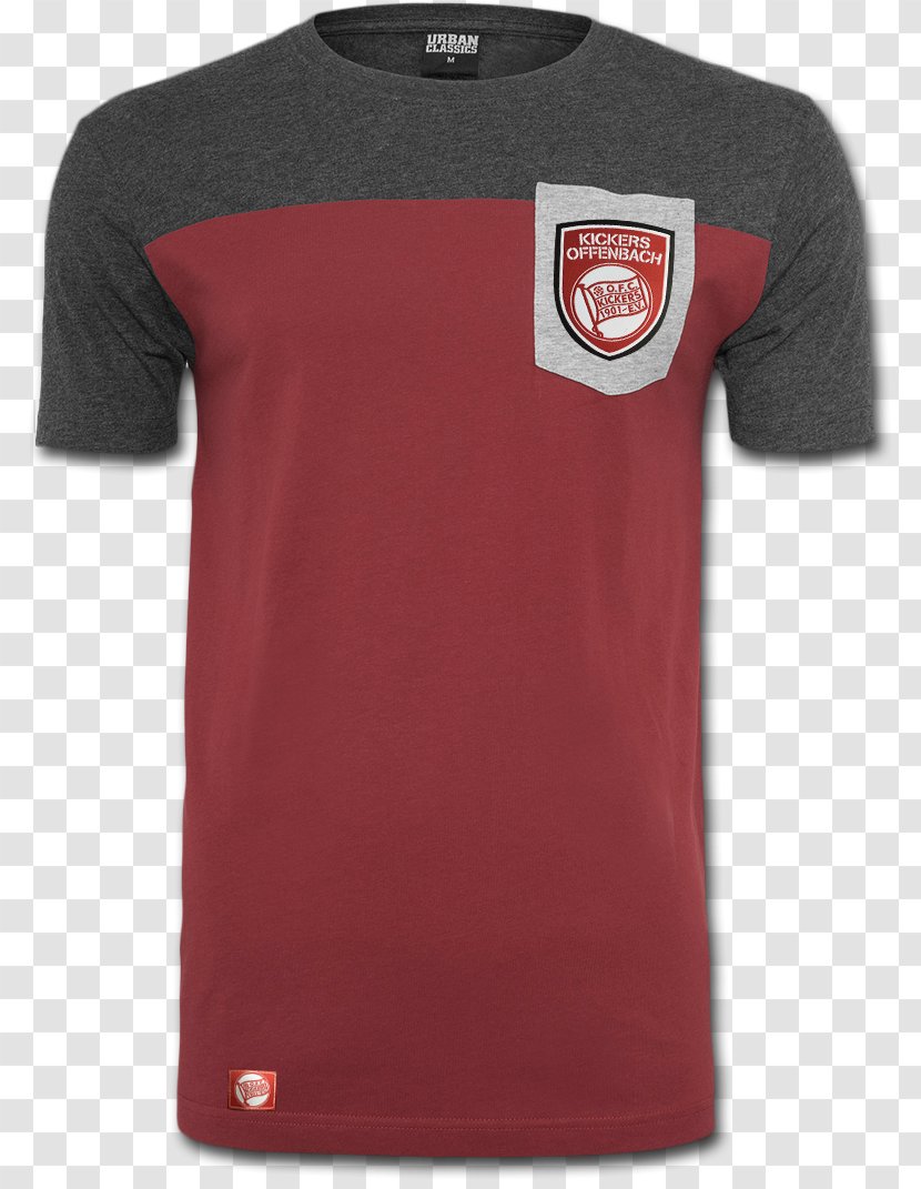 Sports Fan Jersey Logo Maroon Angle Font - Shirt - Pocket Transparent PNG
