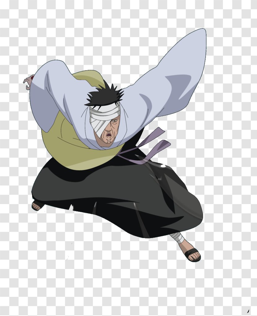 Danzo Shimura Art Naruto Personnages Secondaires Du Pays De La Foudre Anbu - Cartoon Transparent PNG