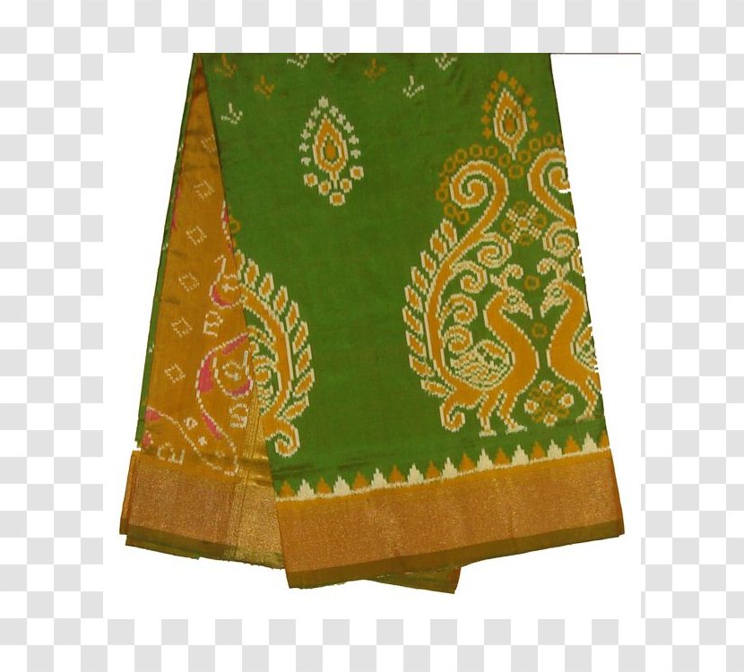 Bhoodan Pochampally Saree Paisley Sari Handloom - Online Shopping - Material Transparent PNG