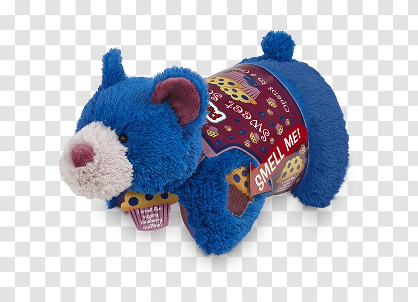 Stuffed Animals & Cuddly Toys Sweet-Scented Plush - Material - Blueberry Muffin Bear 16 Inch Large Animal Pillow By Pets PlushBlueberry PetsBlueberry Transparent PNG