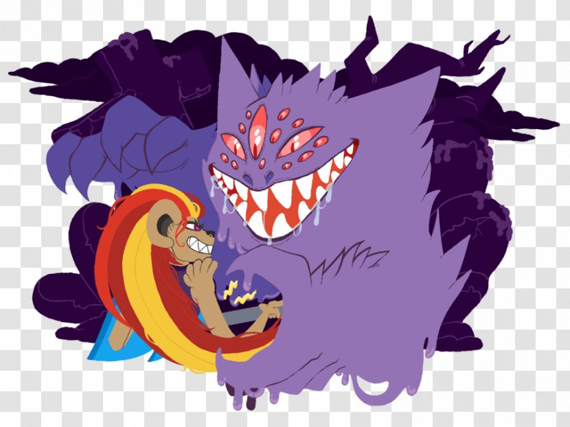 Gengar Haunter Gastly Desktop Wallpaper Pokémon - Dragon - Job Bulletins Transparent PNG