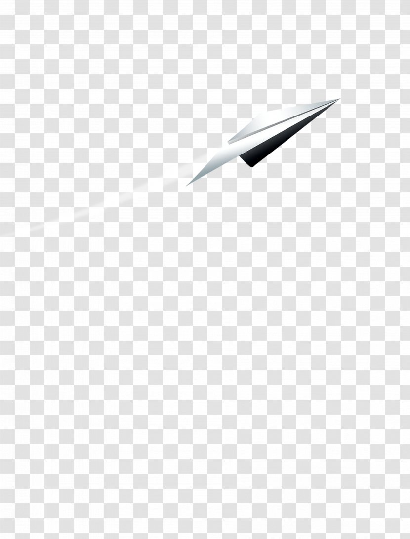 White Black Angle Pattern - Monochrome Photography - Paper Airplane Transparent PNG