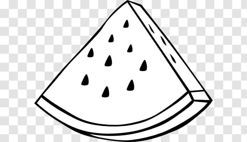 Watermelon Stereotype Black And White Clip Art - Free Content - Clipart Transparent PNG