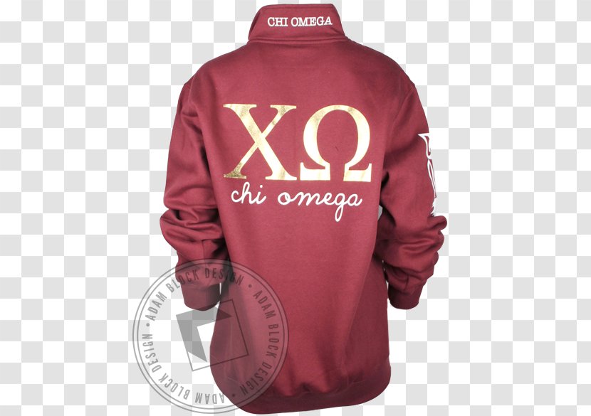 T-shirt Sleeve Bluza Sweater Jacket - Textile - Chi Omega Transparent PNG