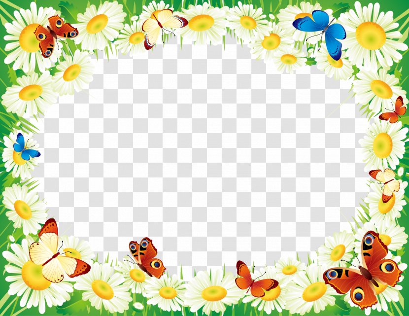 Royalty-free Clip Art - Grass - Vector Butterfly Border Transparent PNG