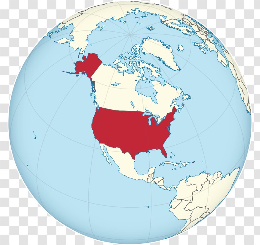 United States Globe Earth World Map Transparent PNG