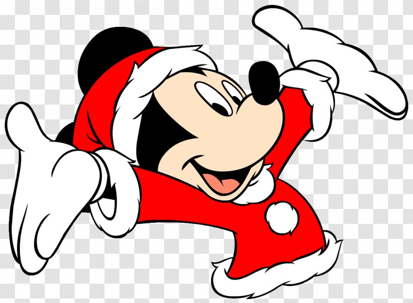 Mickey Mouse Minnie Santa Claus Christmas The Walt Disney Company - Tree Transparent PNG