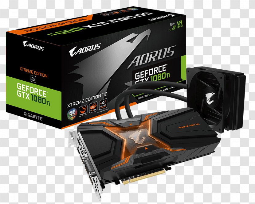 Graphics Cards & Video Adapters Gigabyte Technology GeForce AORUS Processing Unit - Nvidia Geforce Gtx 1080 Ti - Card Minimal Transparent PNG