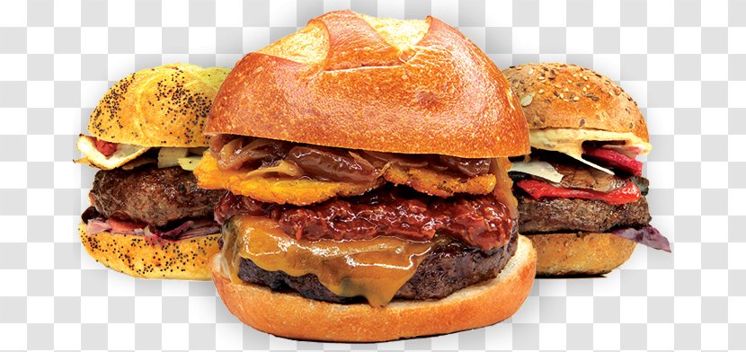 Slider Cheeseburger Buffalo Burger Fast Food Arby's - Top Transparent PNG