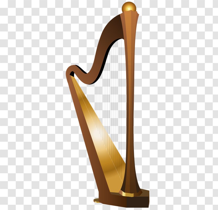 Harp Musical Instruments Clip Art - Cartoon Transparent PNG