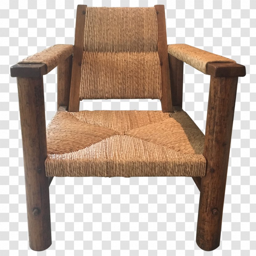 Chair Armrest Hardwood Garden Furniture Transparent PNG