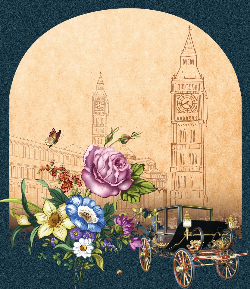 Poster Download - Floral Design - Carriage Flower City Photos Transparent PNG