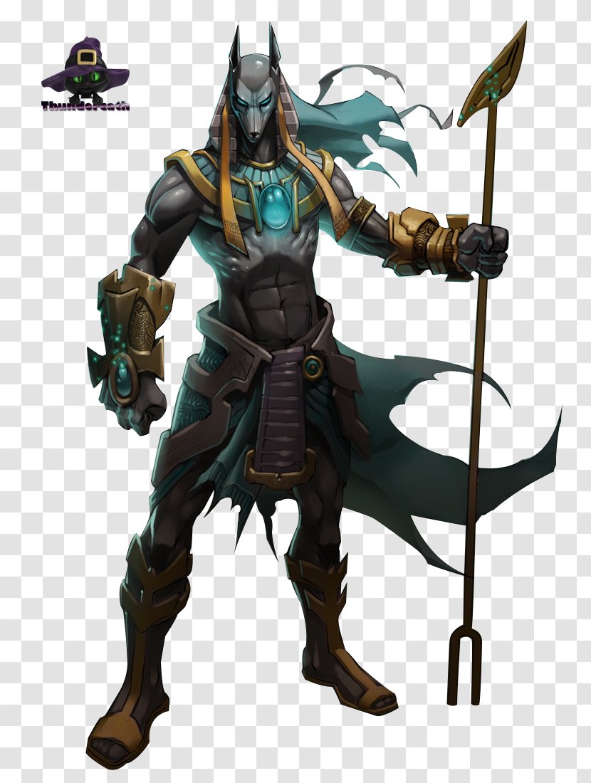 Smite Anubis II Hades Thanatos - Bastet Transparent PNG