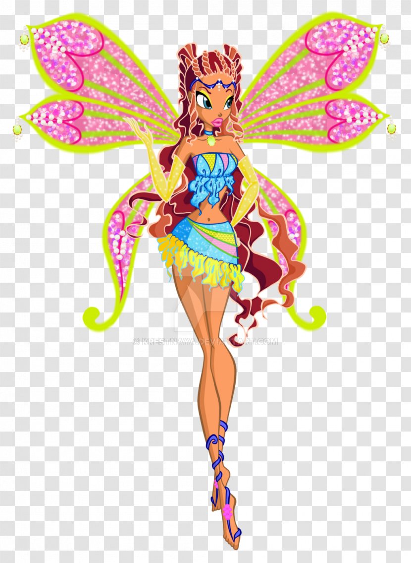 Aisha Flora Tecna Stella Musa - Art - Winx Club Enchantix Transparent PNG